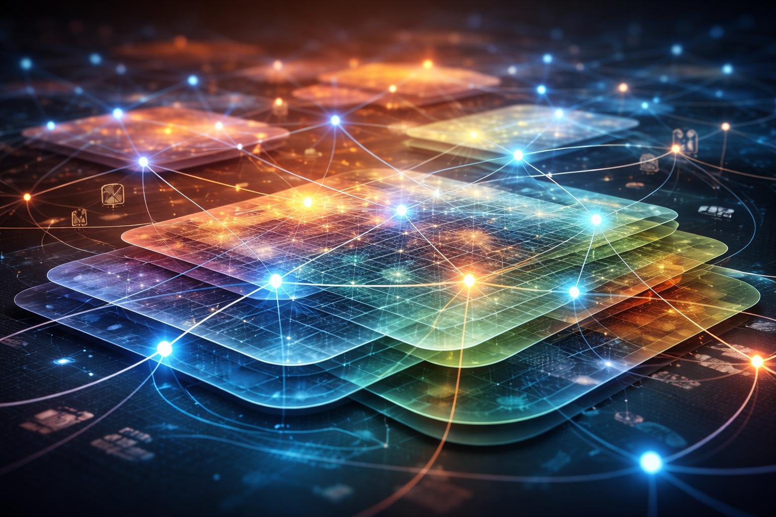 Capas superpuestas como metáfora de sistemas complejos